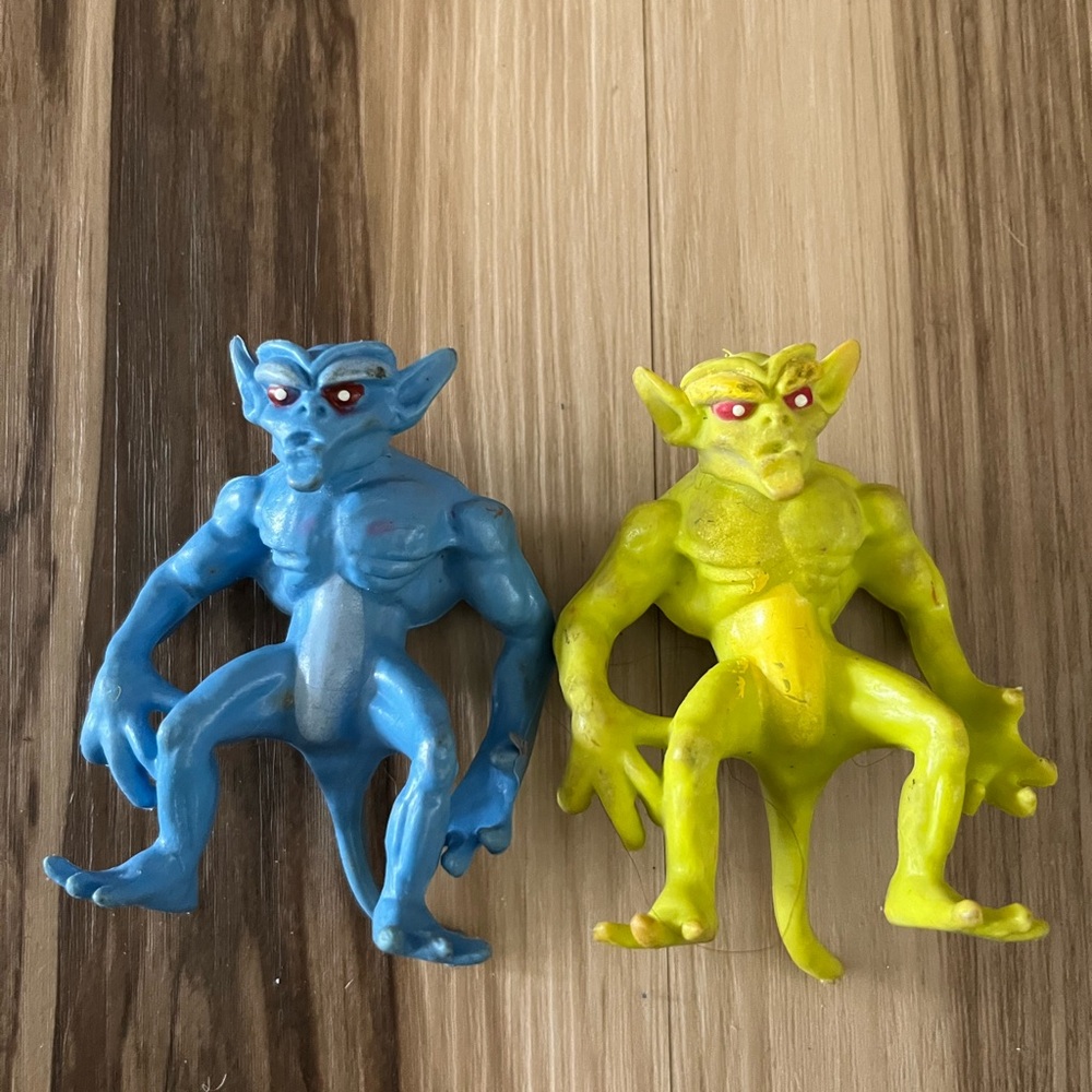 Blackstar Demon Goblin Alien Action Figure Ice Castle Vintage Blue Yellow 3”